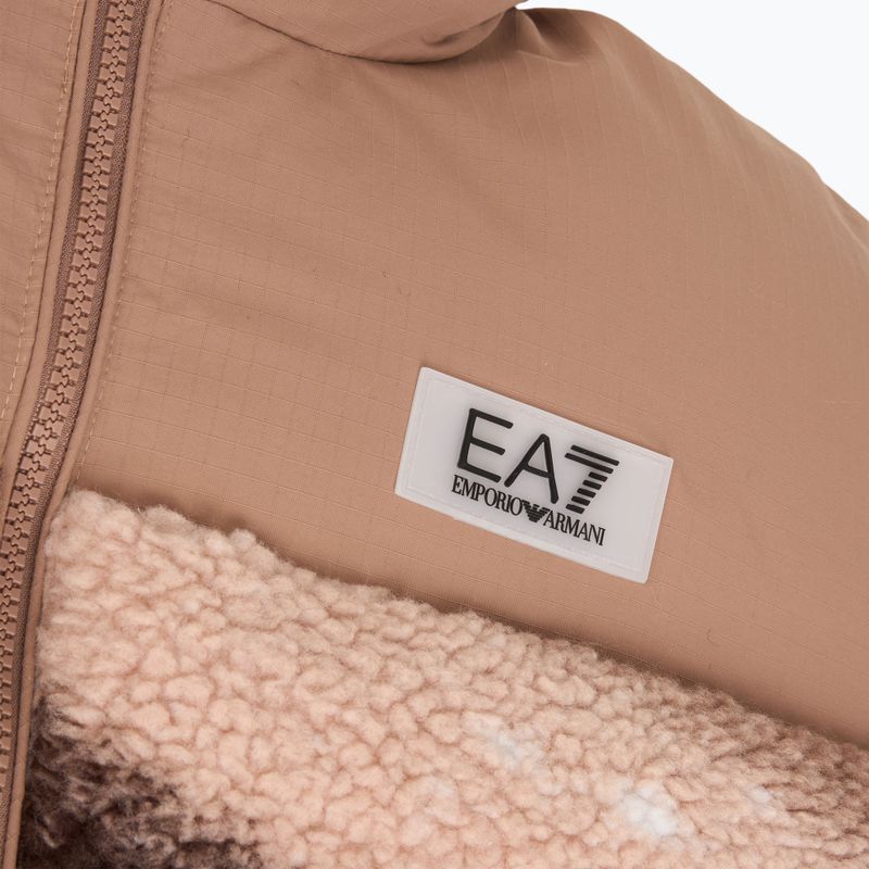 Geacă pentru femei EA7 Train Contemporary Sport Medium Padded fancy brownie stellar 3