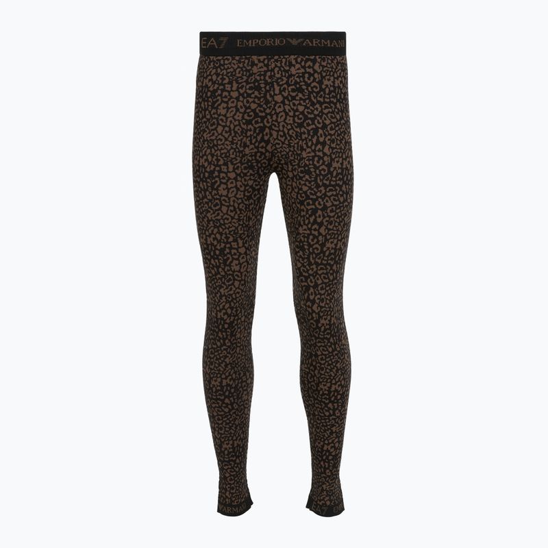 Set de lenjerie termică EA7 Emporio Armani Ski Jacquard Knitted fancy brown animalier 7