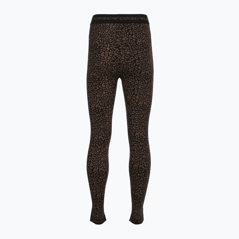 Set de lenjerie termică EA7 Emporio Armani Ski Jacquard Knitted fancy brown animalier 8