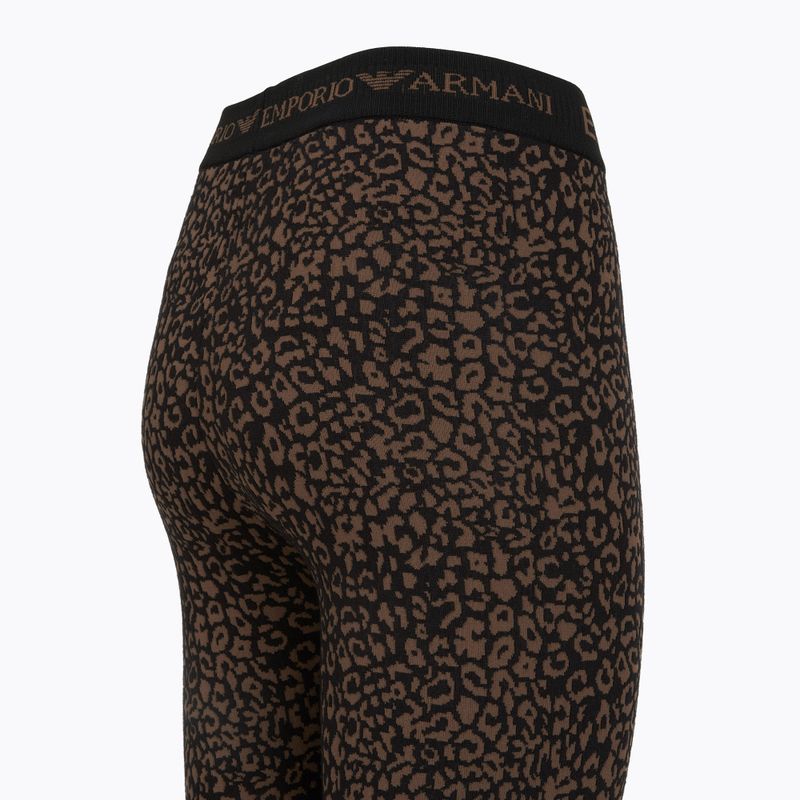 Set de lenjerie termoactivă pentru femei EA7 Emporio Armani Ski Jacquard Knitted fancy brown animal print 10
