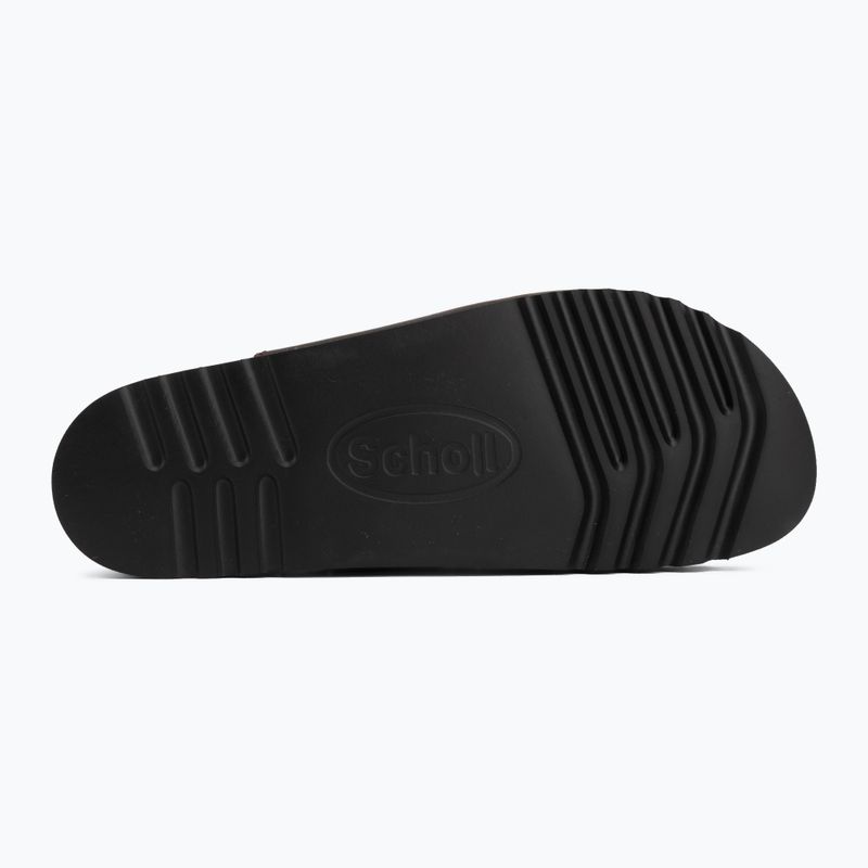 Șlapi de damă Scholl Rio Wedge Ad Med dark brown 4