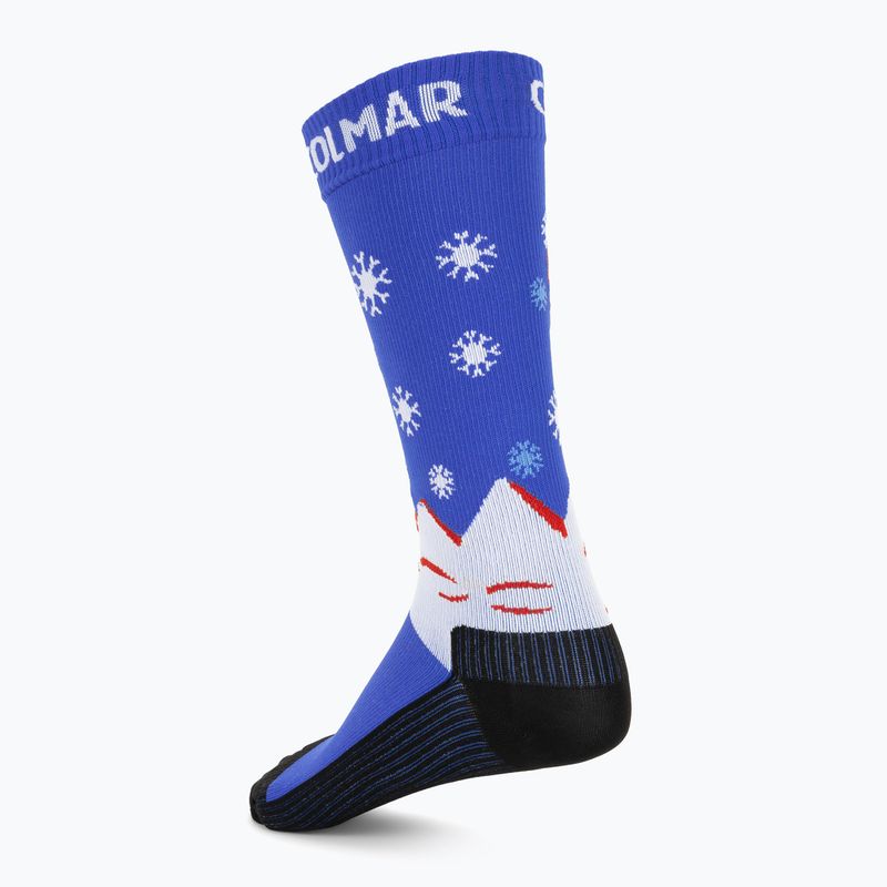 Șosete de schi Colmar Freetime abyss blue/white/rac 2