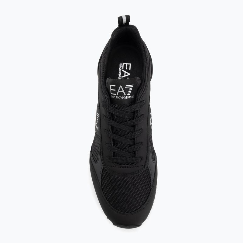 Încălțăminte EA7 Emporio Armani Black & White Carbon triple black / silver logo 5