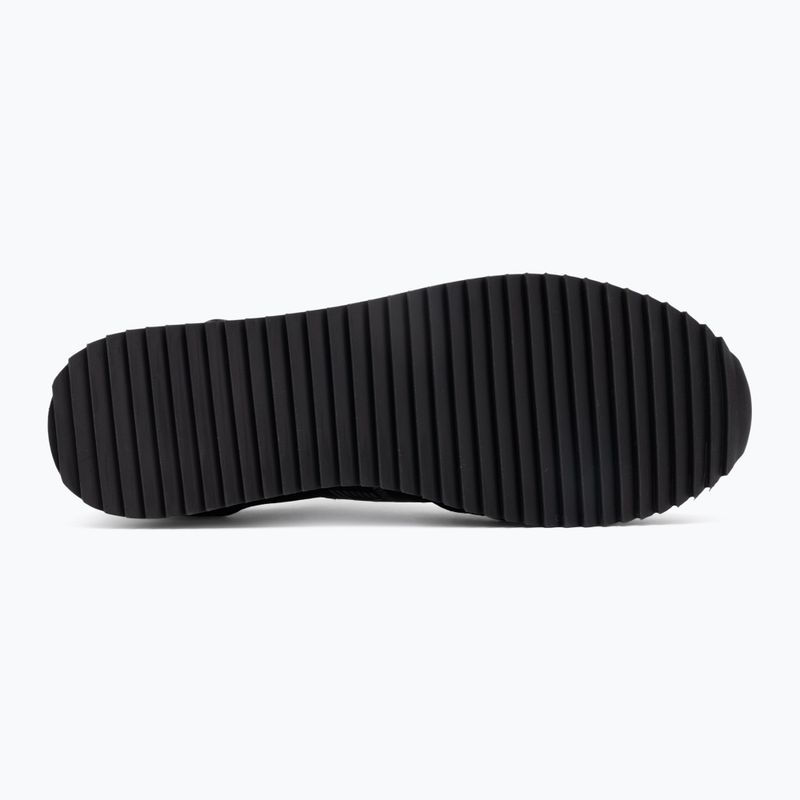 Încălțăminte EA7 Emporio Armani Black & White Suede triple black micropunch 4