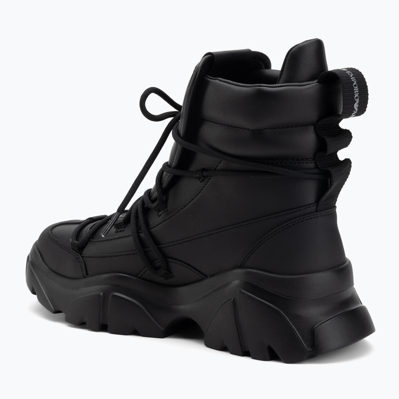 Încălțăminte EA7 Emporio Armani Boot Flakes full black 3