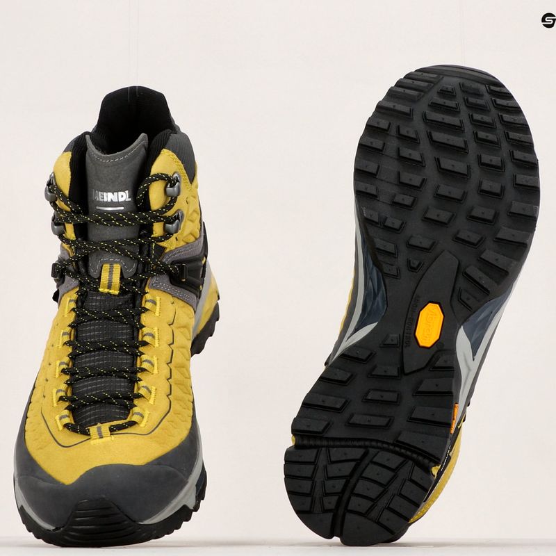 Încălțăminte de trekking pentru bărbați Meindl Top Trail Mid GTX galbenă 4717/85 12