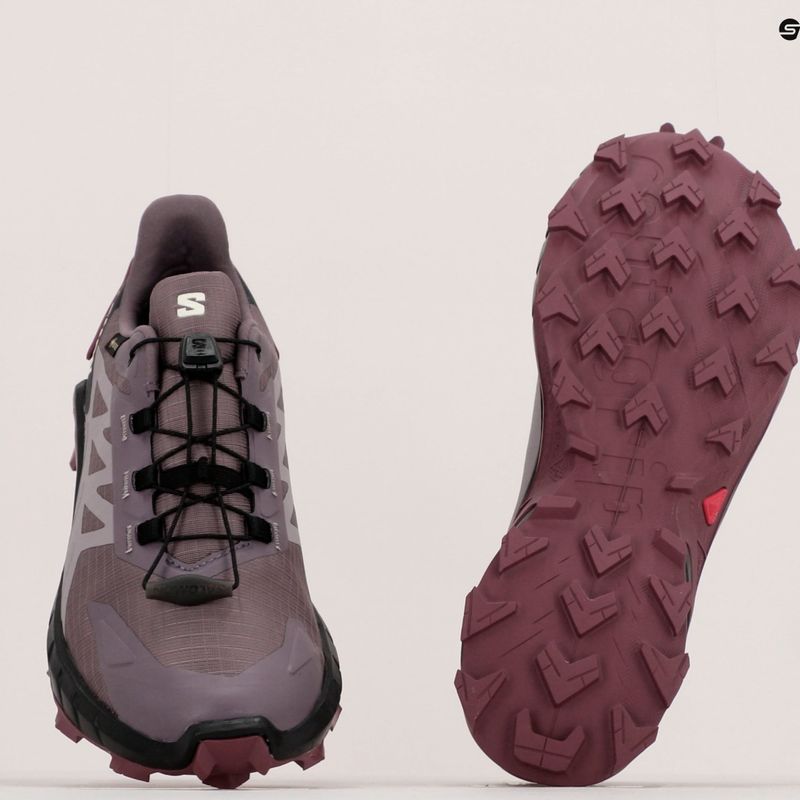 Încălțăminte de alergat pentru femei Salomon Supercross 4 GTX movă L47119900 13