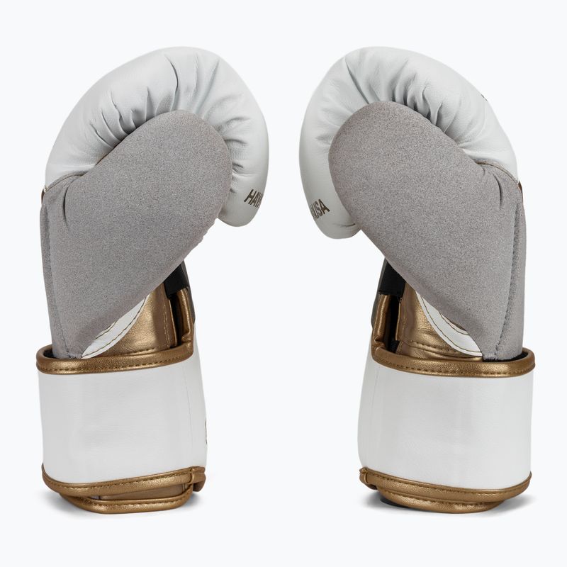 Mănuși de box Hayabusa T3 white/gold 4