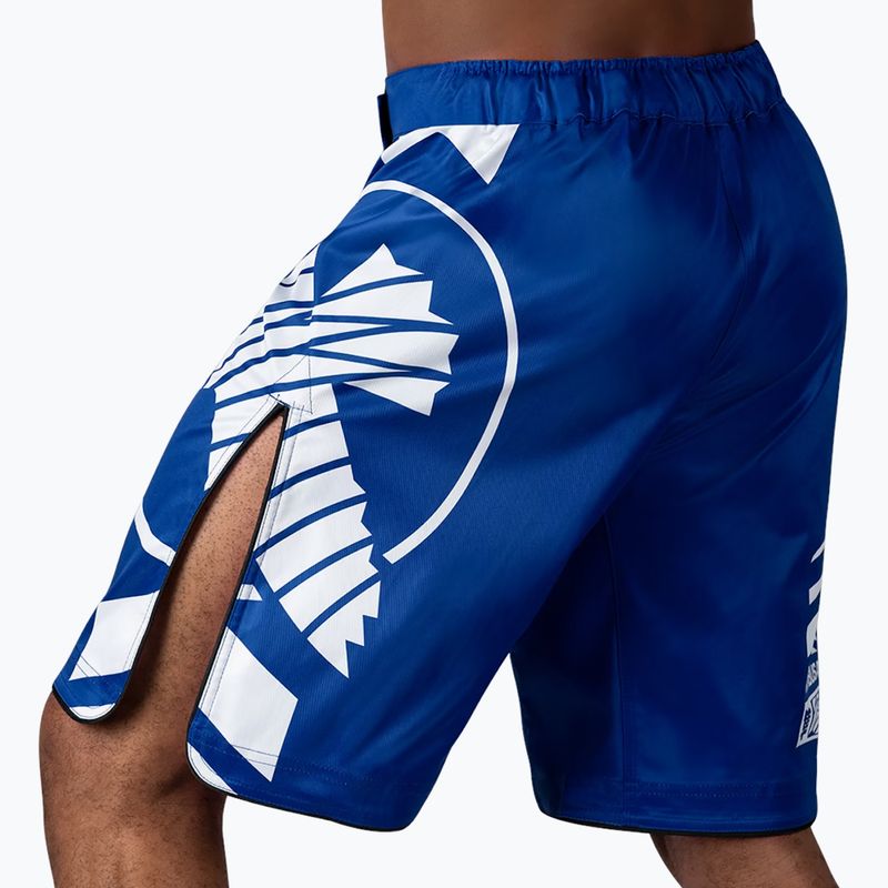 Pantaloni scurți de antrenament Hayabusa Icon Fight blue/white 3