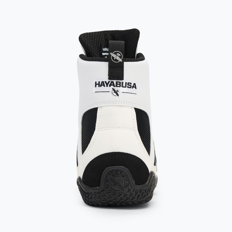 Încălțăminte de box pentru bărbați Hayabusa Pro Boxing black white 6