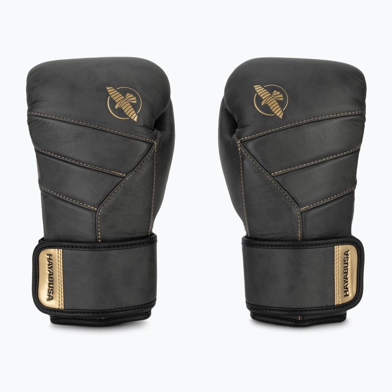 Mănuși de box Hayabusa T3 LX Vintage black/gold 2
