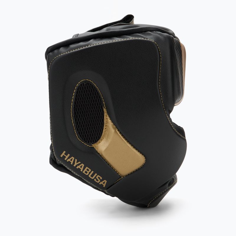 Cască de box Hayabusa T3 Headgear black/gold 2