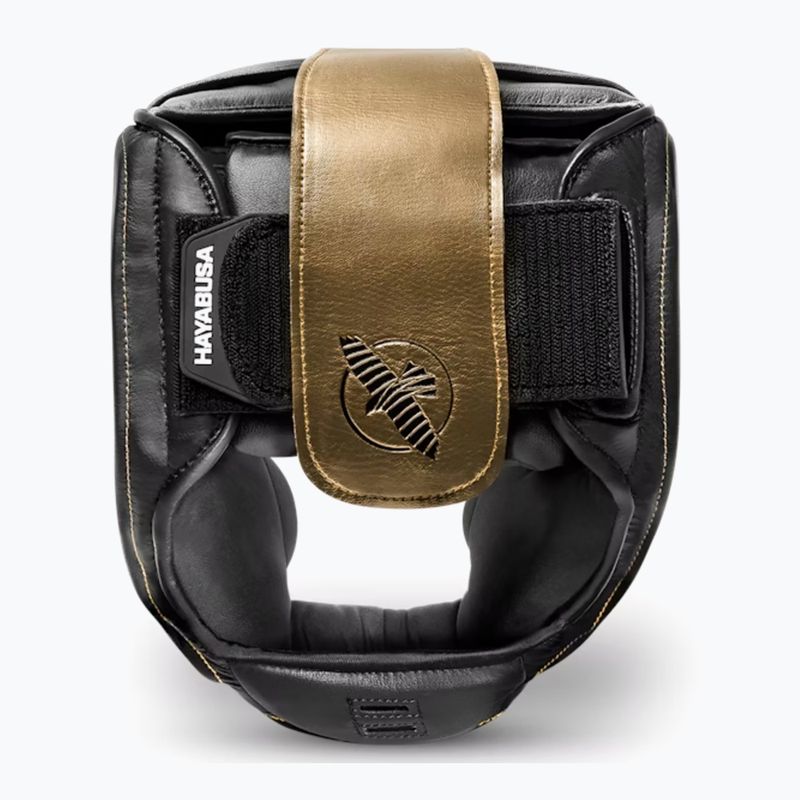 Cască de box Hayabusa T3 Headgear black/gold 2