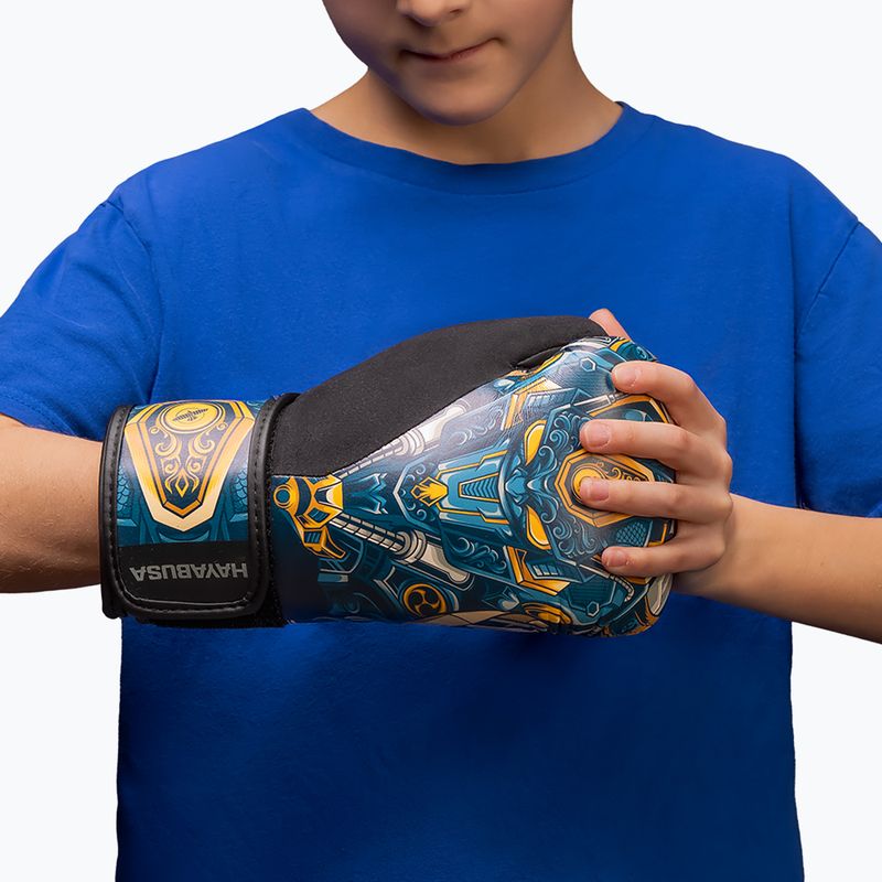 Mănuși de box pentru copii Hayabusa Hayabusa S4 Youth Epic blue robot 8