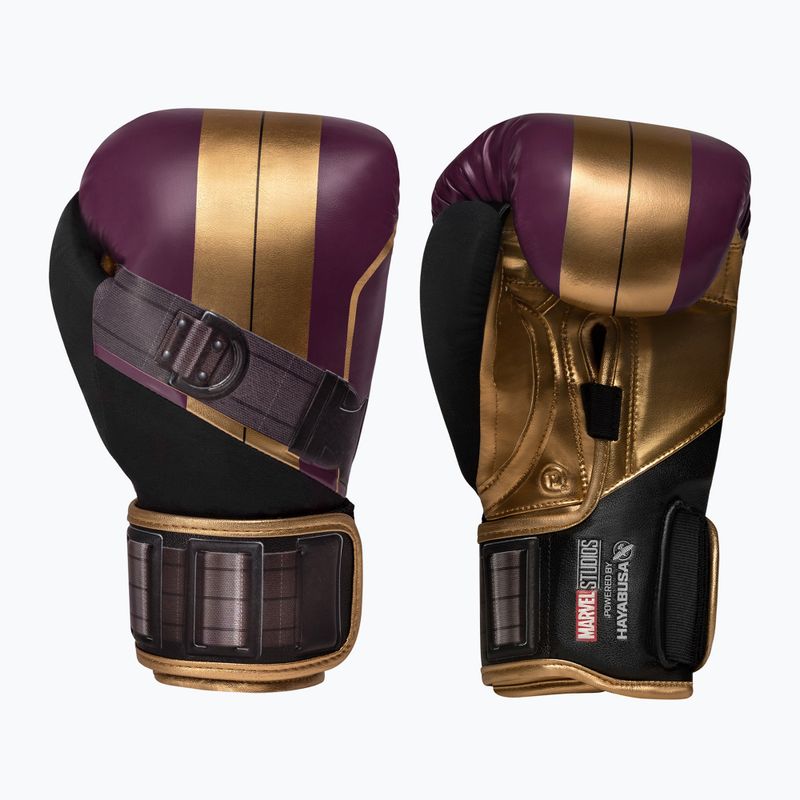 Mănuși de box Hayabusa Marvel's Batroc purple/gold