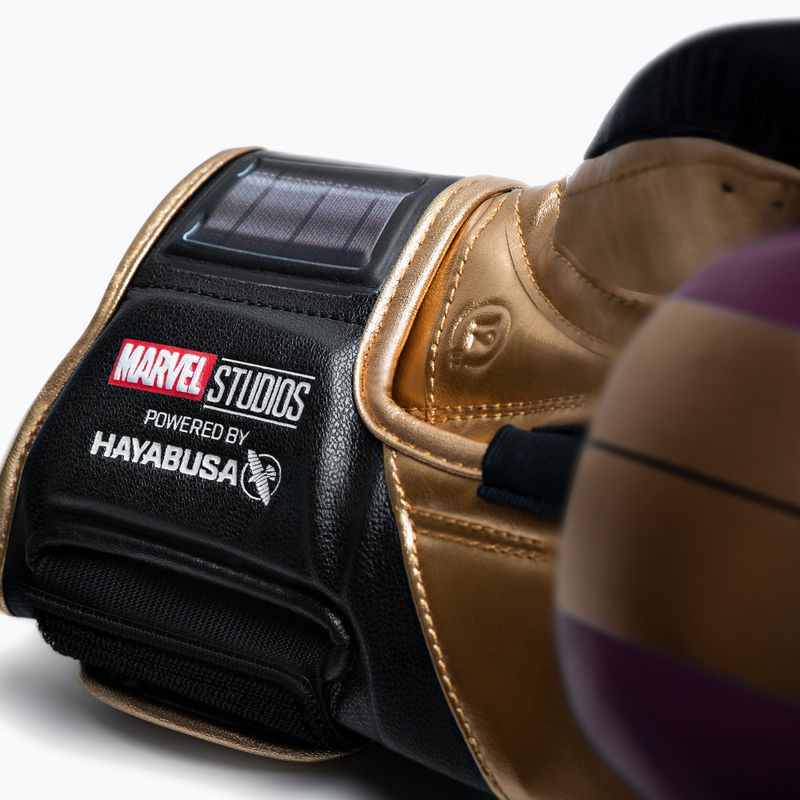 Mănuși de box Hayabusa Marvel's Batroc purple/gold 7