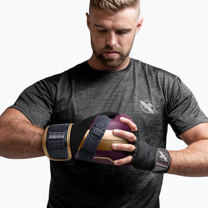 Mănuși de box Hayabusa Marvel's Batroc purple/gold 10