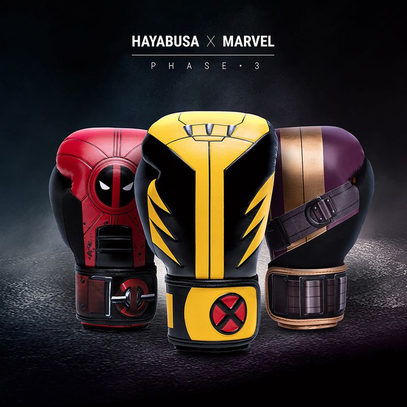 Mănuși de box Hayabusa Marvel's Batroc purple/gold 17