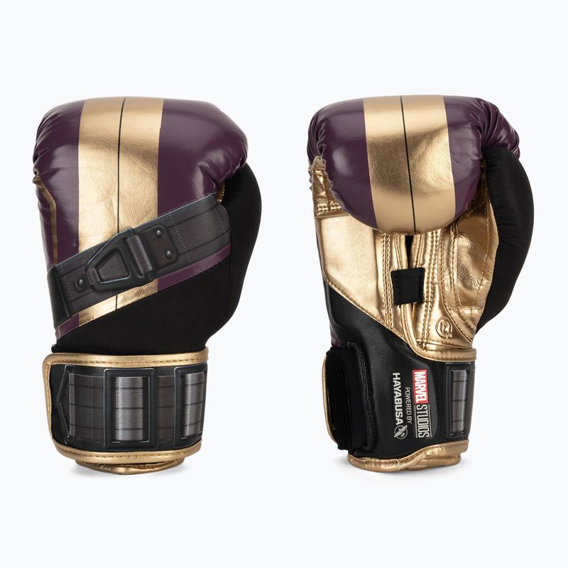 Mănuși de box Hayabusa Marvel's Batroc purple/gold