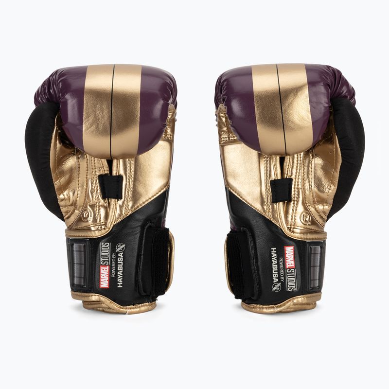 Mănuși de box Hayabusa Marvel's Batroc purple/gold 3