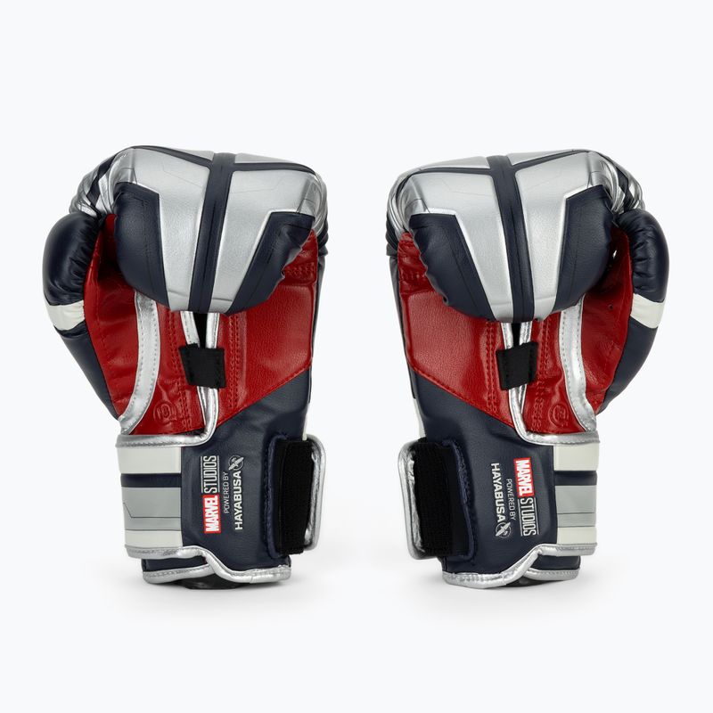Mănuși de box Hayabusa Marvel's Captain America silver/blue 3