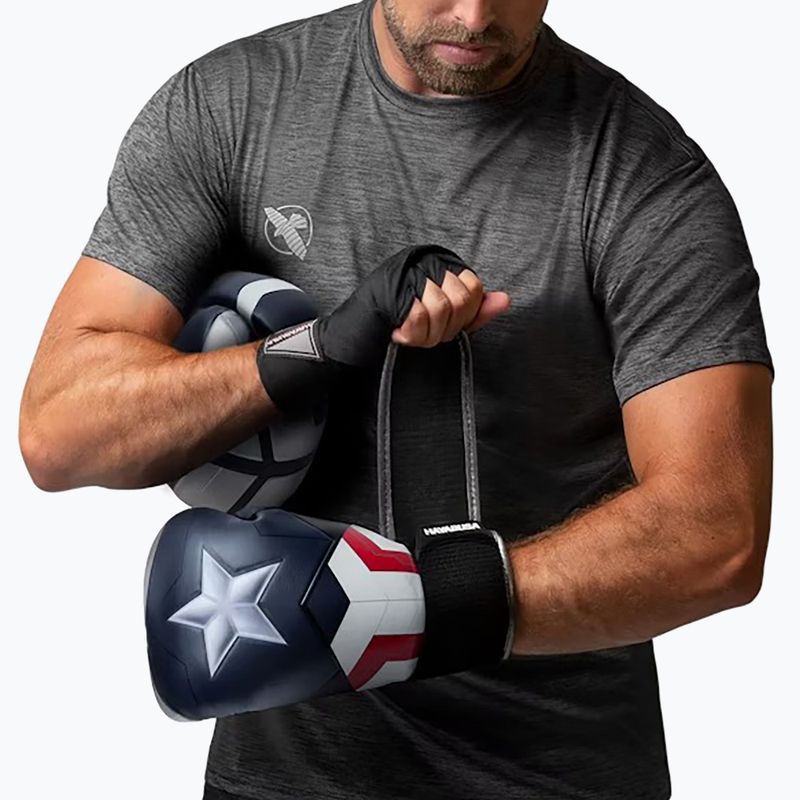 Mănuși de box Hayabusa Marvel's Captain America silver/blue 4