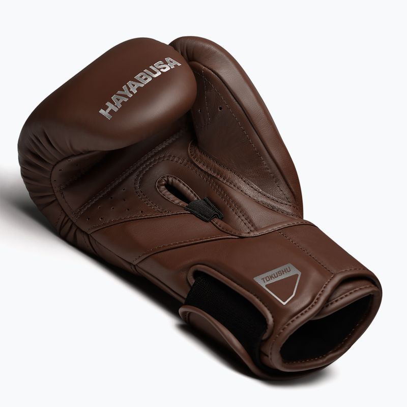 Mănuși de box Hayabusa T3 Kanpeki walnut brown 3