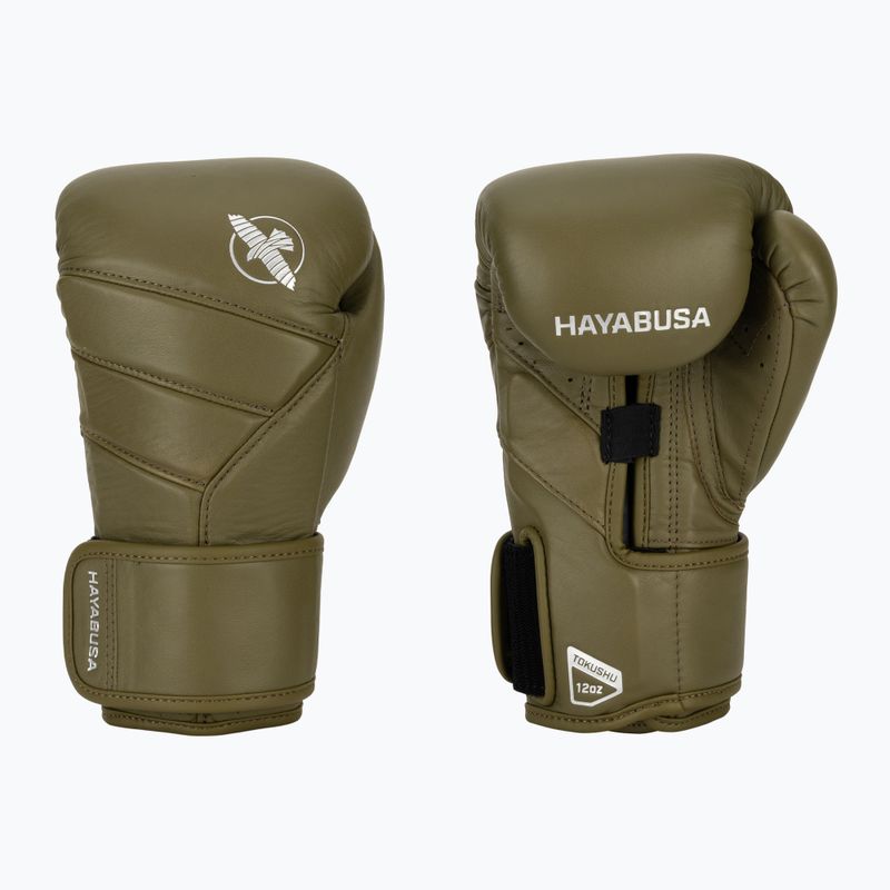 Mănuși de box Hayabusa T3 Kanpeki olive green
