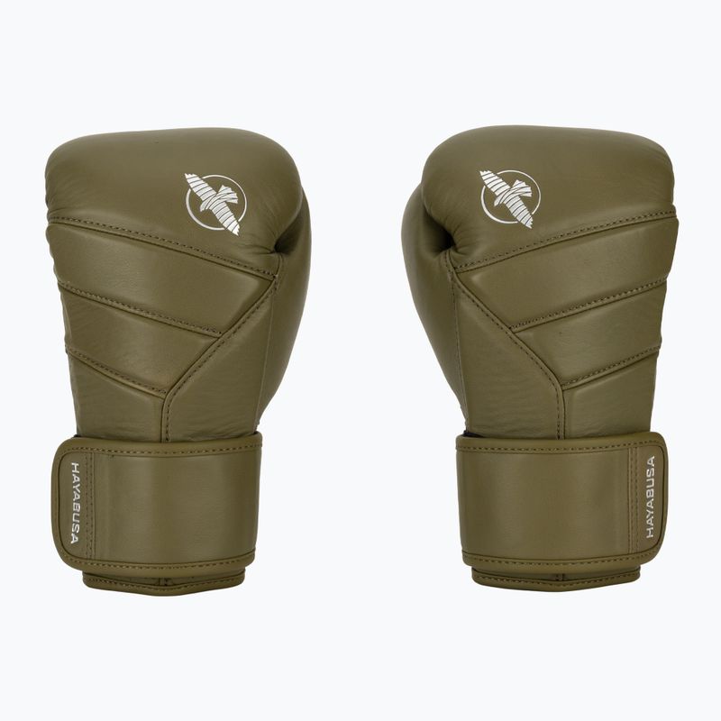 Mănuși de box Hayabusa T3 Kanpeki olive green 2