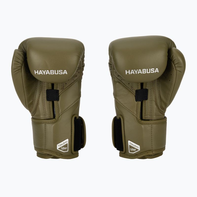 Mănuși de box Hayabusa T3 Kanpeki olive green 3