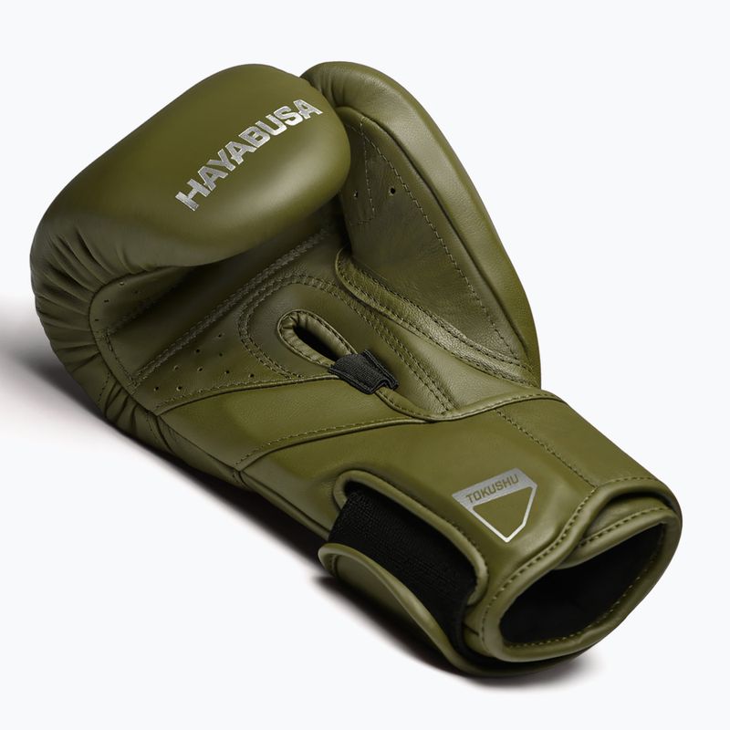 Mănuși de box Hayabusa T3 Kanpeki olive green 3