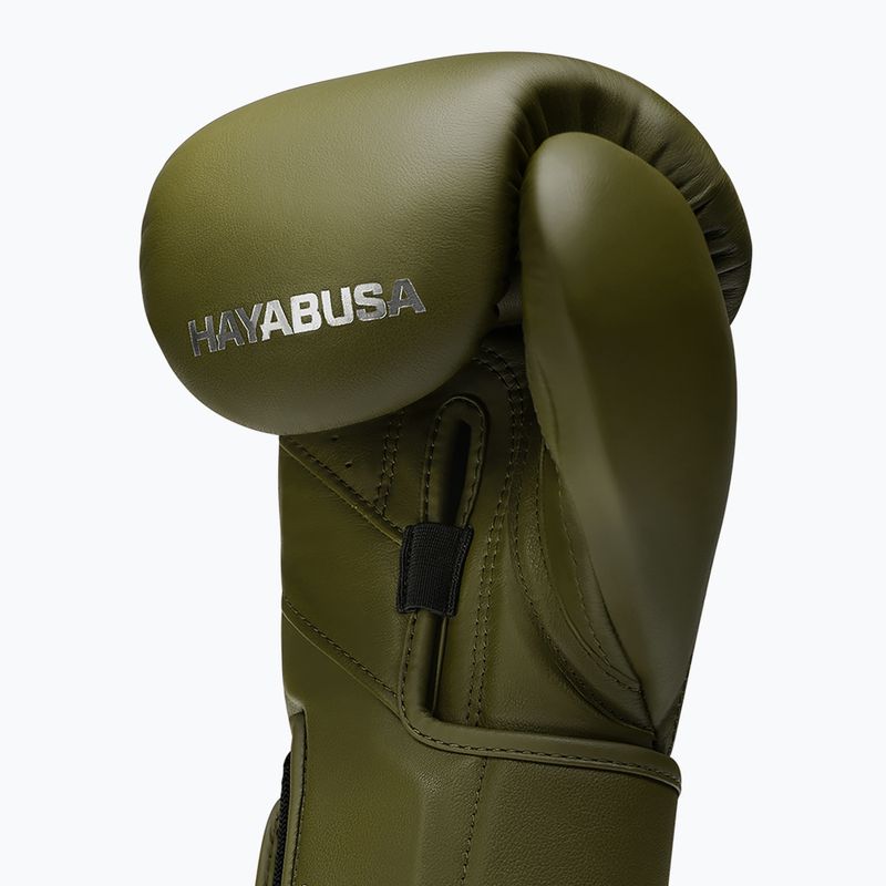 Mănuși de box Hayabusa T3 Kanpeki olive green 4