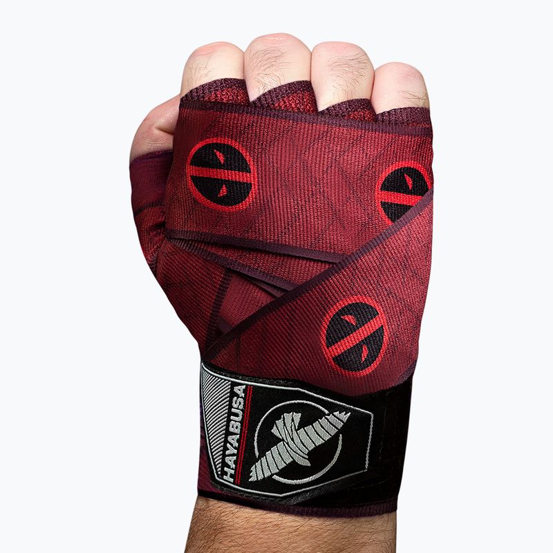 Bandaje de box Hayabusa Marvel Hero Elite Hard 450 cm deadpool 4