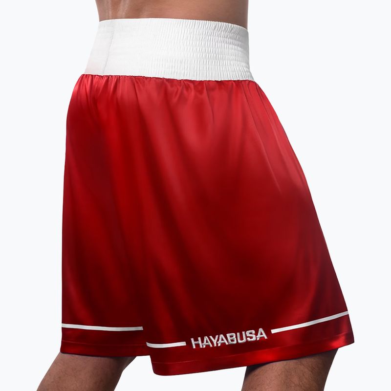 Pantaloni scurți de antrenament Hayabusa Pro Boxing red 3