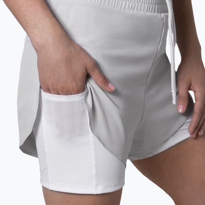 Pantaloni scurți de antrenament pentru femei Hayabusa Mid Rise Layered grey 4