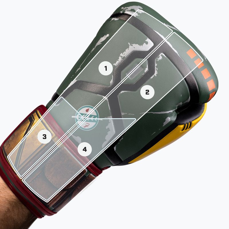 Mănuși Hayabusa Star Wars Boba Fett green/yellow 13