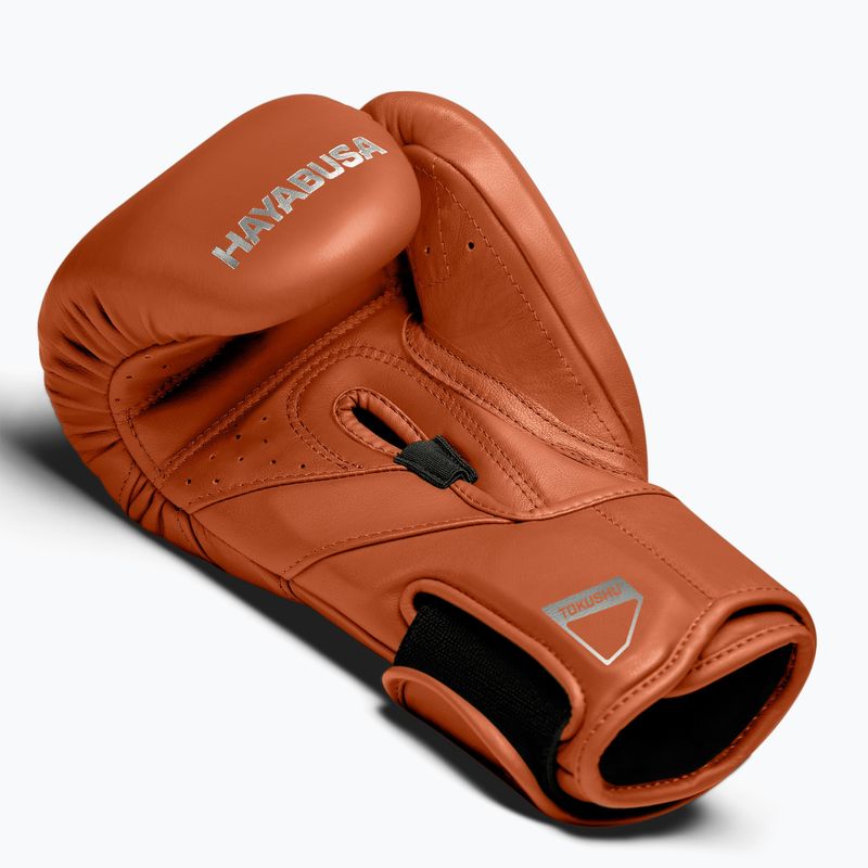 Mănuși de box Hayabusa T3 Kanpeki clay orange 3