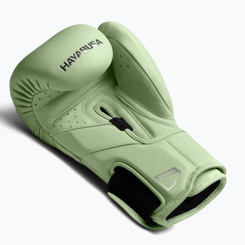 Mănuși de box Hayabusa T3 Kanpeki summer moss green 3