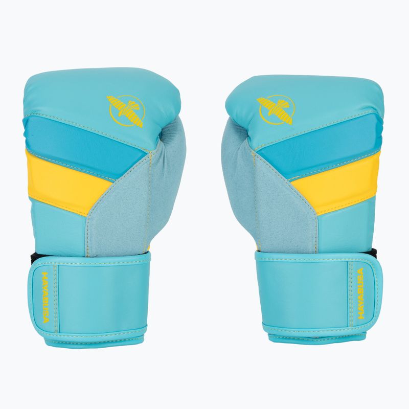 Mănuși de box Hayabusa T3 blue/yellow 2