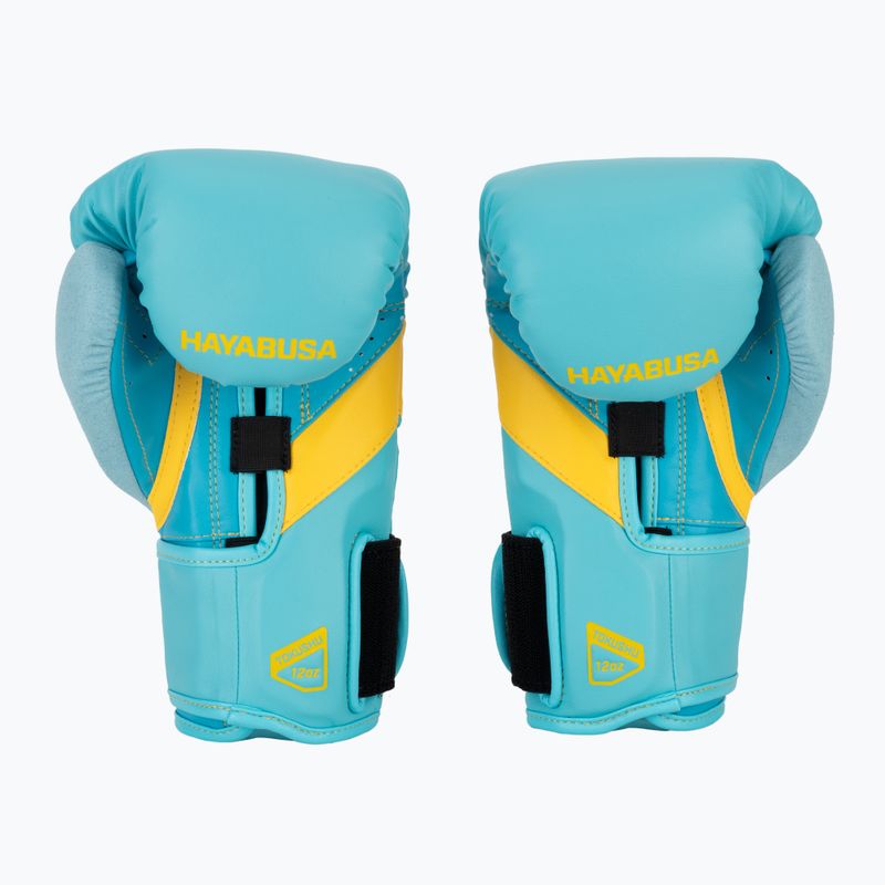Mănuși de box Hayabusa T3 blue/yellow 3