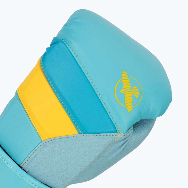 Mănuși de box Hayabusa T3 blue/yellow 5