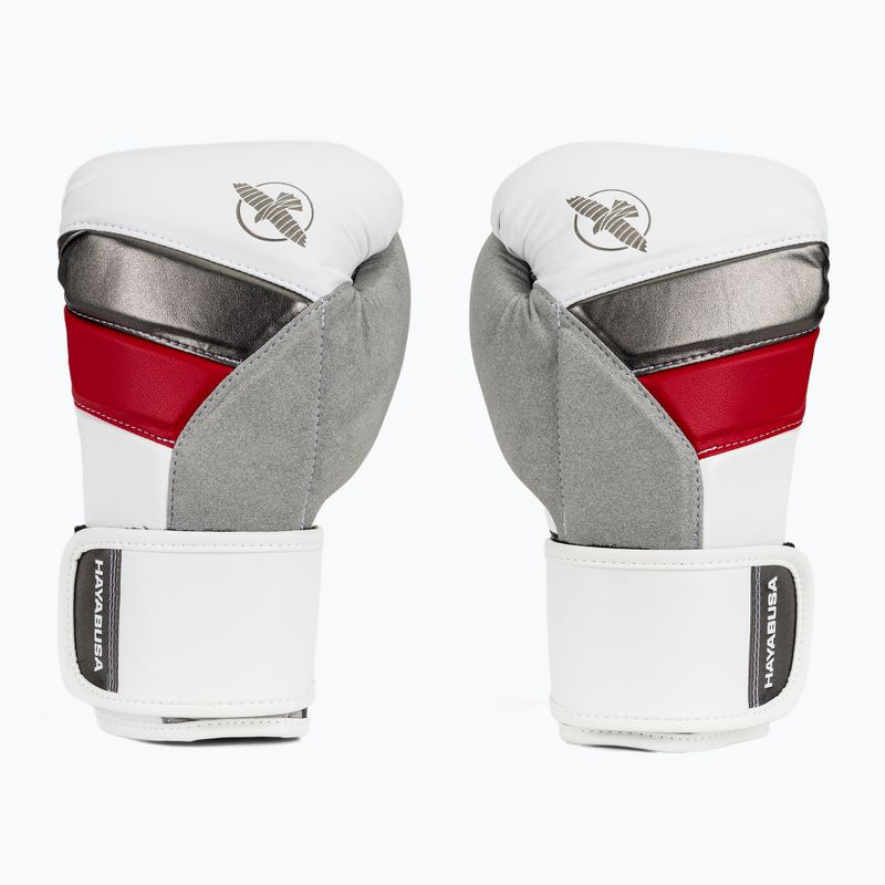 Mănuși de box Hayabusa T3 white/red 2