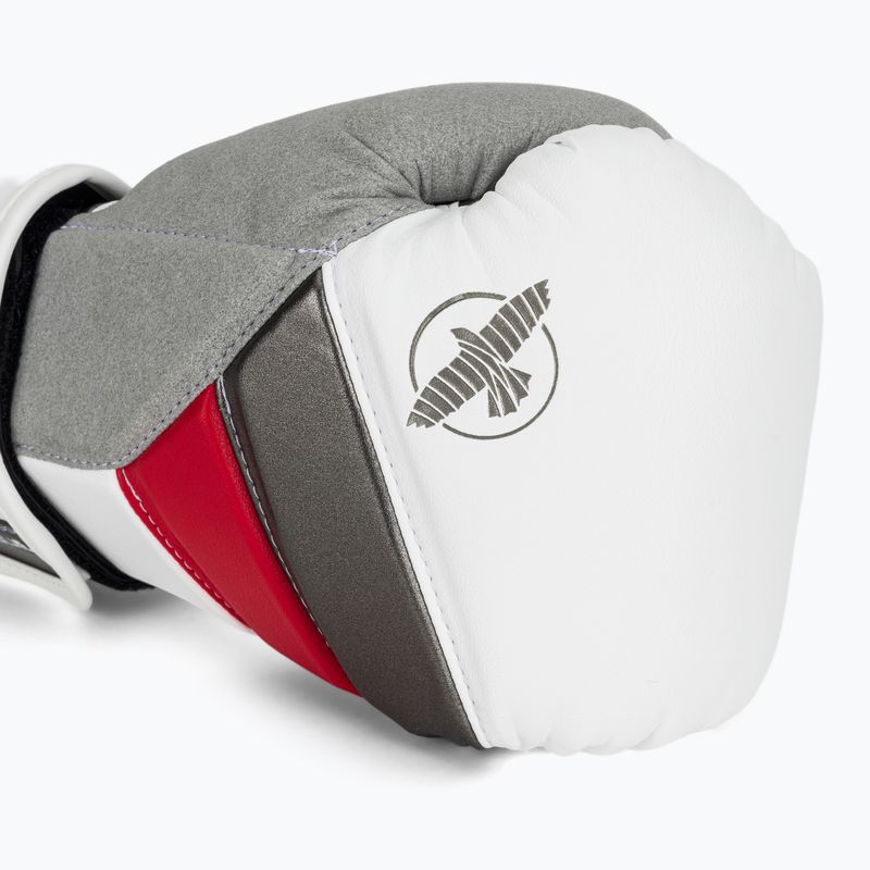 Mănuși de box Hayabusa T3 white/red 5