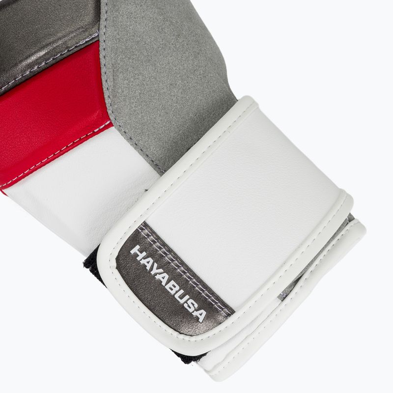 Mănuși de box Hayabusa T3 white/red 7
