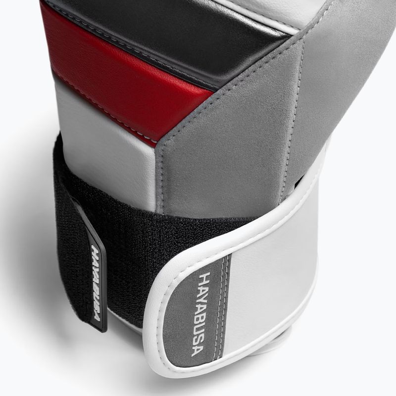 Mănuși de box  Hayabusa T3 white/red 2