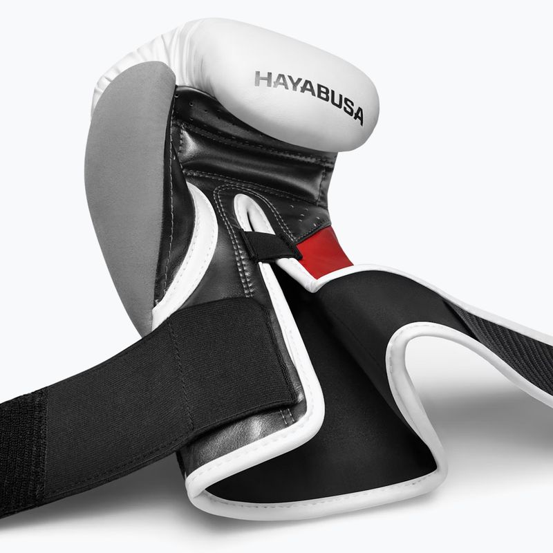 Mănuși de box  Hayabusa T3 white/red 3
