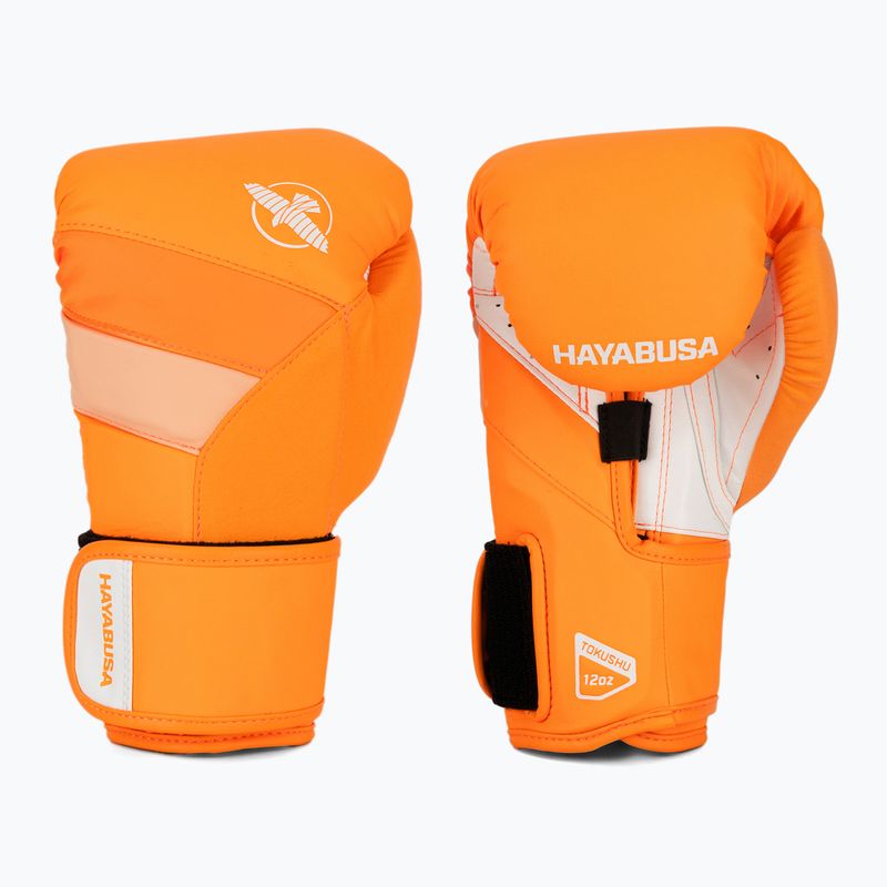Mănuși de box Hayabusa T3 Neon neon orange