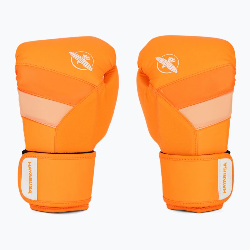 Mănuși de box Hayabusa T3 Neon neon orange 2