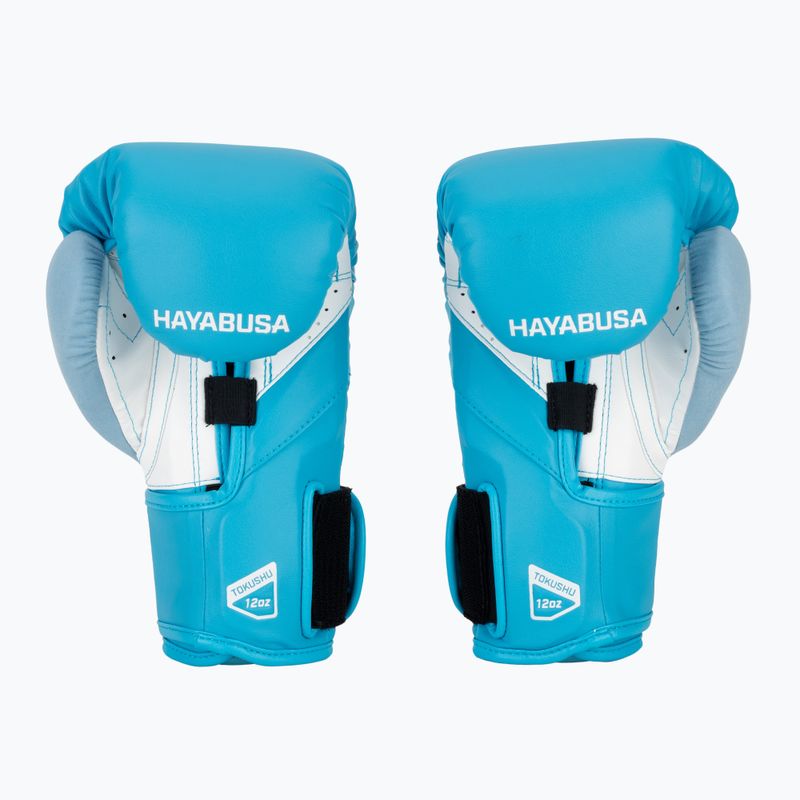 Mănuși de box Hayabusa T3 Neon neon blue 3
