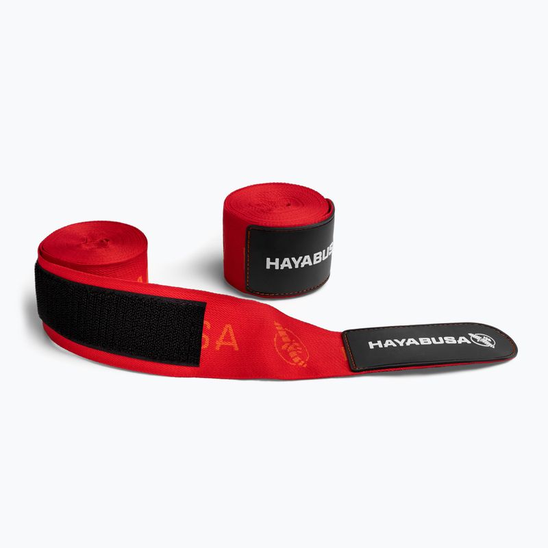 Bandaje de box Hayabusa Deluxe Jacquard Handwraps 450 cm red 2
